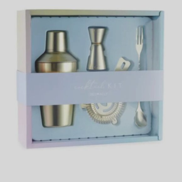 JILL & ALLY 4-Piece Gold-tone Cocktail Kit - Brand new in box - Picture 1 of 5